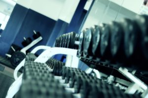 Sets of weights in a rack